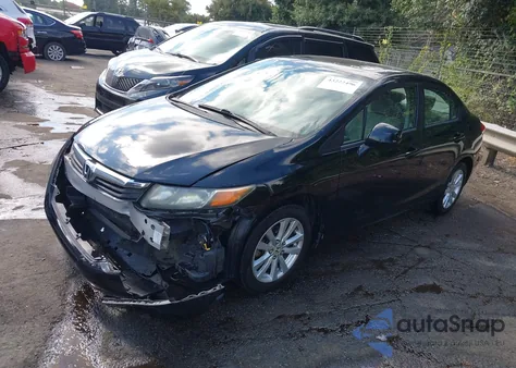 2012 Honda Civic Ex z USA, uszkodzony, nr VIN 19XFB2F8XCE341947